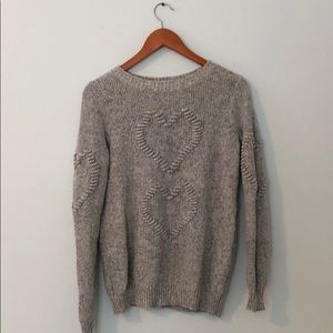 Lauren Conrad Heart Knitted Sweater